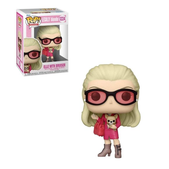 Funko Pop! Vinyl Figure - Elle with Bruiser - Legally Blonde #1224 - Picture 3 of 3